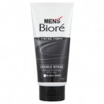 Bioré Men's Black - White Double Scrub Facial Foam 100g